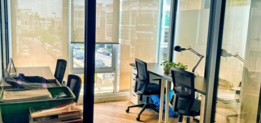 Renting a private office in a co-working space